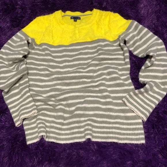 💛GAP cable knit sweater with stripes💛 - Picture 5 of 6